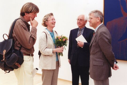 Im Mai konnte der 25.000ste Besucher im Museum Kurhaus mit einem Blumenstrauß begrüßt werden.