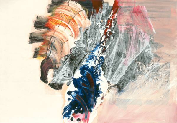 Pia Fries - fahnenpapier 1, 2012 / Museum Kurhaus Kleve – MKK Inv.2024-VIII-I (01) Dauerleihgabe des Freundeskreises, Schenkung der Künstlerin als Dankeschön für die Realisierung der Ausstellung „Zwischen Gestern und Morgen. Klasse Pia Fries"