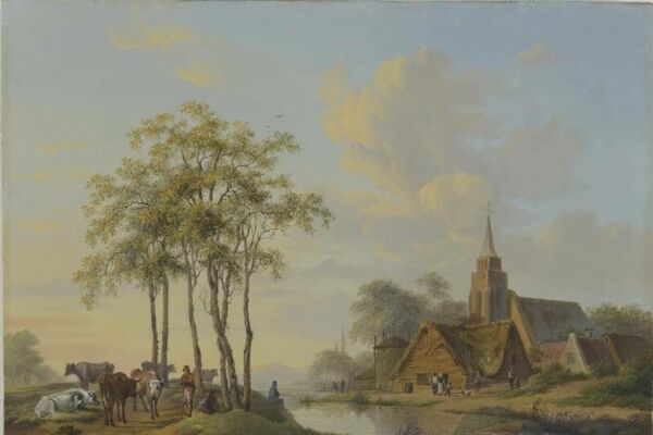 B.C. Koekkoek - Landschaft in Zeeland, um 1822 B.C. Koekkoek-Haus / erworben 2017 durch Spenden aus der Aktion "Kunststück für Koekkoek"